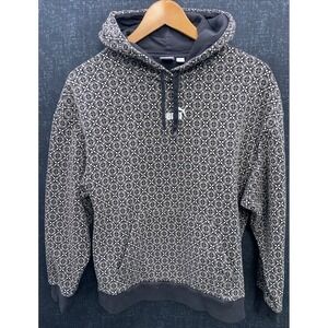 PUMA Essentials Print‎ Hoodie Womens Brown Logo Pattern Casual Outerwear 679179